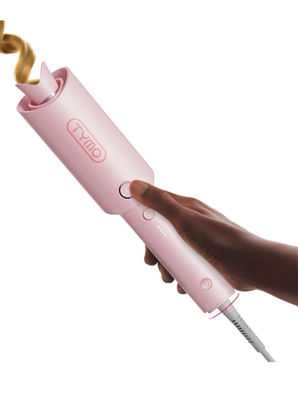Tymo Automatic Hair Curler Curlpro— Easy One-Touch Styling, pink, new in box